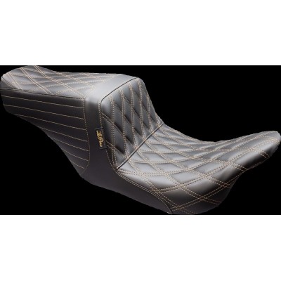 Șa Tailwhip - față dublu diamant cu cusătură castanie - negru LE PERA LKU-587DD-CHET Șa Tailwhip - față dublu diamant cu cusătură castanie - negru LE PERA LKU-587DD-CHET