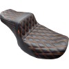 Șa TAILWHIP BURNT ORANGE DBL DMD 23,24 FLHXSE/FLTRXSE LE PERA LV-587DD-OB4