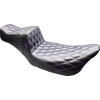 Șa Tailwhip Daddy Long Legs - negru/mov cu cusături duble în formă de diamant LE PERA LK-587DLDD-P01
