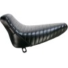 Șa bare bones pleated black LE PERA LN-007PT