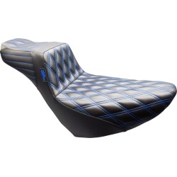 Șa Tailwhip Daddy Long Legs - dublu romboid - negru/cusut albastru - FX LE PERA LYR-580DLDD-BE01