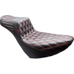 Șa Tailwhip Daddy Long Legs - dublu romboidală - negru/cusut roșu - FX LE PERA LYR-580DLDD-R01 Șa Tailwhip Daddy Long Legs - dublu romboidală - negru/cusut roșu - FX LE PERA LYR-580DLDD-R01