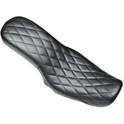 Șa COBRA 2-up diamond stitch black LE PERA LK-071DM Șa COBRA 2-up diamond stitch black LE PERA LK-071DM