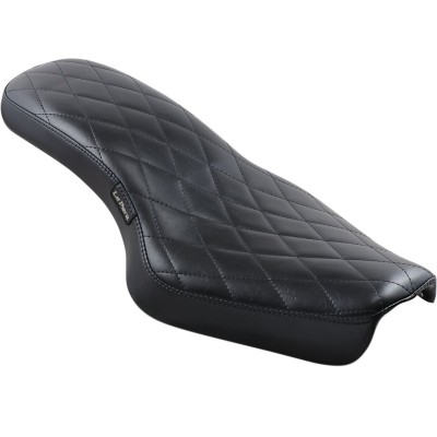 Șa COBRA 2-up cu cusături diamantate neagră LE PERA LK-076DM