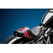 Șa stubs spoiler diamond stitched black w/red speed stripes LE PERA LK-416DMRED thumb