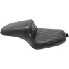 Șa kickflip neagră/decupaj diamant LE PERA LK-596DM