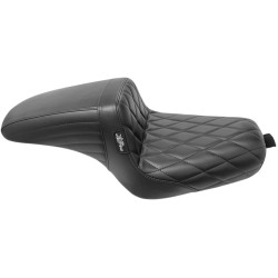 Șa kickflip neagră/decupaj diamant LE PERA LK-596DM