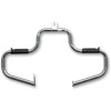 Bară de protecție frontală cu suport din cauciuc integrat MULTIBAR / oțel / frontală / crom natural LINDBY CUSTOM 1301