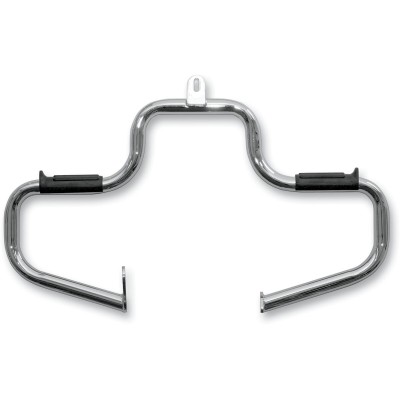 Bară de protecție frontală cu suport din cauciuc integrat MULTIBAR / oțel / frontală / crom natural LINDBY CUSTOM 1301