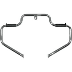 Bară de protecție față cu suport de cauciuc integrat MULTIBAR / oțel / față / cromat natural LINDBY CUSTOM 1304 Bară de protecție față cu suport de cauciuc integrat MULTIBAR / oțel / față / cromat natural LINDBY CUSTOM 1304