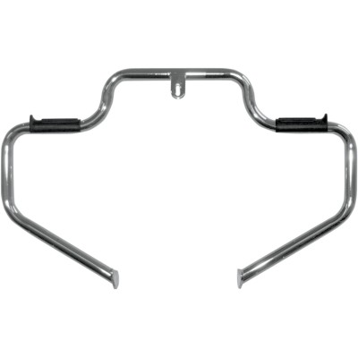 Bară de protecție față cu suport de cauciuc integrat MULTIBAR / oțel / față / cromat natural LINDBY CUSTOM 1304