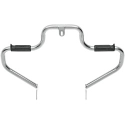 Bară de protecție față cu suport de cauciuc integrat Multibar / oțel / față / cromat natural LINDBY CUSTOM 1305 Bară de protecție față cu suport de cauciuc integrat Multibar / oțel / față / cromat natural LINDBY CUSTOM 1305