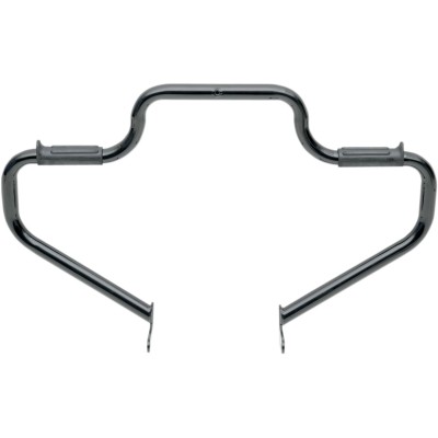 Suport frontal HIGHWAY BAR cu treaptă de cauciuc integrată MULTIBAR / oțel / frontal / negru LINDBY CUSTOM BL1311