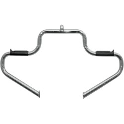 Bară de protecție frontală cu suport din cauciuc integrat MULTIBAR / oțel / frontală / cromată natural LINDBY CUSTOM 1302/09 Bară de protecție frontală cu suport din cauciuc integrat MULTIBAR / oțel / frontală / cromată natural LINDBY CUSTOM 1302/09