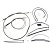 Set de control DYNA CHROME BLACK MAGNUM SHIELDING 487181