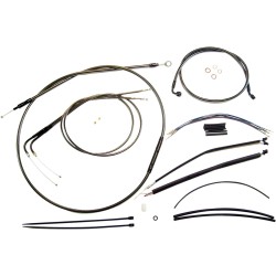 Set de gestionare a cablurilor SOFTAIL crom negru MAGNUM SHIELDING 487271 Set de gestionare a cablurilor SOFTAIL crom negru MAGNUM SHIELDING 487271