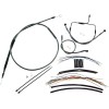 Set cabluri de control TOURING crom negru MAGNUM SHIELDING 487302
