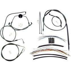 Set cabluri de control TOURING crom negru MAGNUM SHIELDING 487312