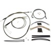 Set de gestionare a cablurilor SOFTAIL crom negru MAGNUM SHIELDING 487442