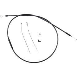 Cablu ambreiaj dublu-component crom negru MAGNUM SHIELDING 42106HE