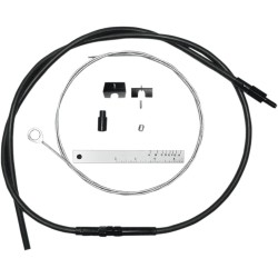 Set pentru construcția cablului de ambreiaj BYO vinyl chrome black MAGNUM SHIELDING 498252 Set pentru construcția cablului de ambreiaj BYO vinyl chrome black MAGNUM SHIELDING 498252