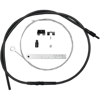 Set pentru construcția cablului de ambreiaj BYO vinyl chrome black MAGNUM SHIELDING 498252