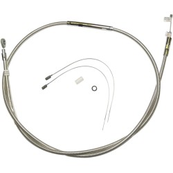 Cablu de ambreiaj din oțel inoxidabil polisat natural, cu două componente MAGNUM SHIELDING 52258HE Cablu de ambreiaj din oțel inoxidabil polisat natural, cu două componente MAGNUM SHIELDING 52258HE