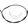 Cablu de ambreiaj alt-length replacement black pearl chrome black/clear MAGNUM SHIELDING 42304