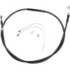 Cablu de ambreiaj două părți Black Pearl crom negru/transparent MAGNUM SHIELDING 42282