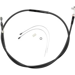 Cablu de ambreiaj două părți Black Pearl crom negru/transparent MAGNUM SHIELDING 42282