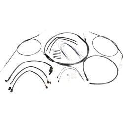 Set cabluri de control SPORTSTER crom negru MAGNUM SHIELDING 487672