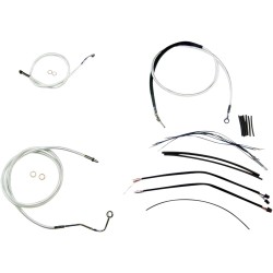 Set de montare ghidon DESIGNER STERLING CHROMITE II crom natural/transparent MAGNUM SHIELDING 387851