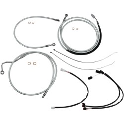 Set de montare ghidon DESIGNER STERLING CHROMITE II crom natural/transparent MAGNUM SHIELDING 387882