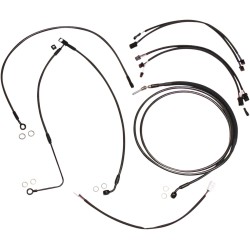 Set de montare ghidon designer black pearl chrome black/clear MAGNUM SHIELDING 487821 Set de montare ghidon designer black pearl chrome black/clear MAGNUM SHIELDING 487821