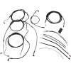 Set de montaj ghidon designer black pearl chrome black/clear MAGNUM SHIELDING 487841