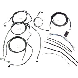 Set de montaj ghidon designer black pearl chrome black/clear MAGNUM SHIELDING 487841 Set de montaj ghidon designer black pearl chrome black/clear MAGNUM SHIELDING 487841