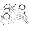 Set de montare ghidon designer black pearl chrome black/clear MAGNUM SHIELDING 487871