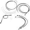 Set de montare ghidon DESIGNER BLACK PEARL crom negru/translucid MAGNUM SHIELDING 487881