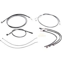 Set de montaj ghidon designer black pearl chrome black/clear MAGNUM SHIELDING 487932 Set de montaj ghidon designer black pearl chrome black/clear MAGNUM SHIELDING 487932