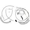 Set cabluri de control ghidon XR stil OE ABS oțel inoxidabil MAGNUM SHIELDING 589201