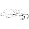 Set cabluri pentru ghidon XR stil OE ABS oțel inoxidabil MAGNUM SHIELDING 589261