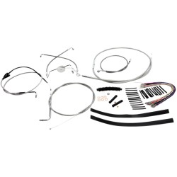 Set cabluri pentru ghidon XR stil OE fără ABS oțel inoxidabil MAGNUM SHIELDING 589282