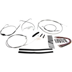 Set cabluri de control ghidon XR stil OE fără ABS oțel inoxidabil MAGNUM SHIELDING 589292