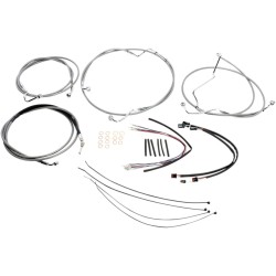 Set cabluri de control ghidon XR stil OE ABS oțel inoxidabil MAGNUM SHIELDING 589341