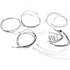 Set cabluri pentru ghidon XR stil OE ABS oțel inoxidabil MAGNUM SHIELDING 589342