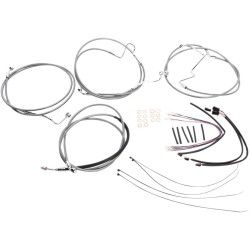 Set cabluri pentru ghidon XR stil OE ABS oțel inoxidabil MAGNUM SHIELDING 589342