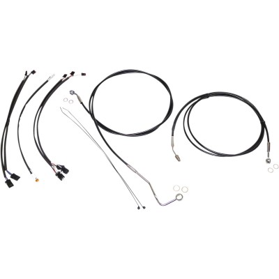 Set cabluri de control negru/crom XR MAGNUM SHIELDING 489421