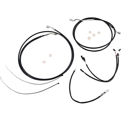 Set cabluri control negru/crom XR MAGNUM SHIELDING 489882