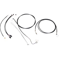 Set cabluri de control negru/crom XR MAGNUM SHIELDING 489932 Set cabluri de control negru/crom XR MAGNUM SHIELDING 489932