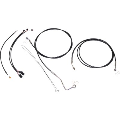 Set cabluri de control negru/crom XR MAGNUM SHIELDING 489932